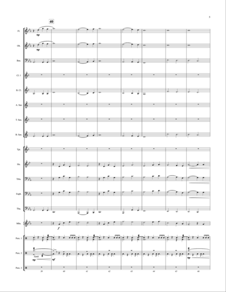 Glorious Revolution: Score Concert Band scores gallery preview page 5