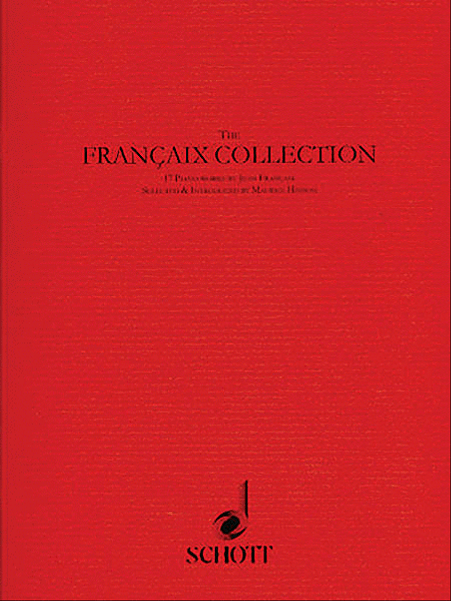 The Francaix Collection Piano Solo scores gallery preview page 1