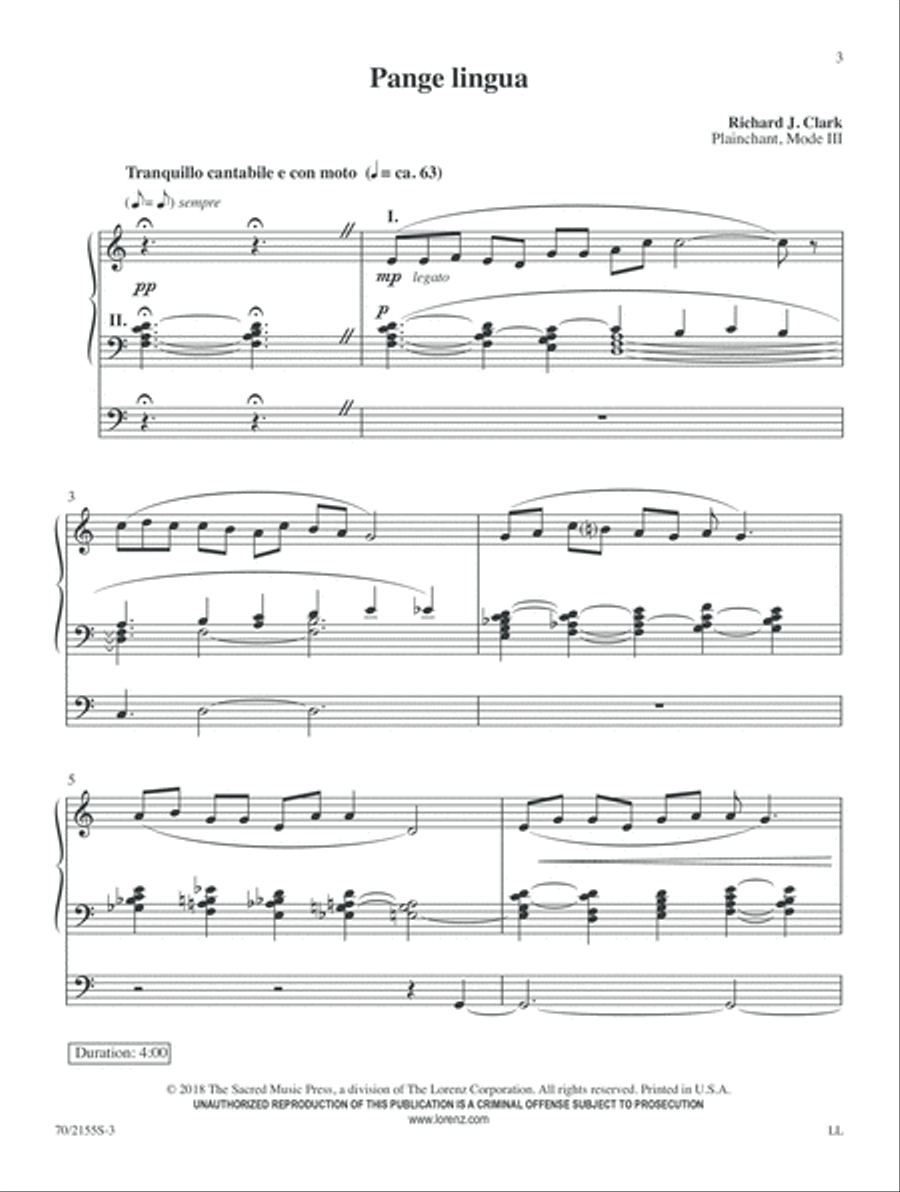 Gregorian Impressions Gregorian Impressions Organ scores gallery preview page 3