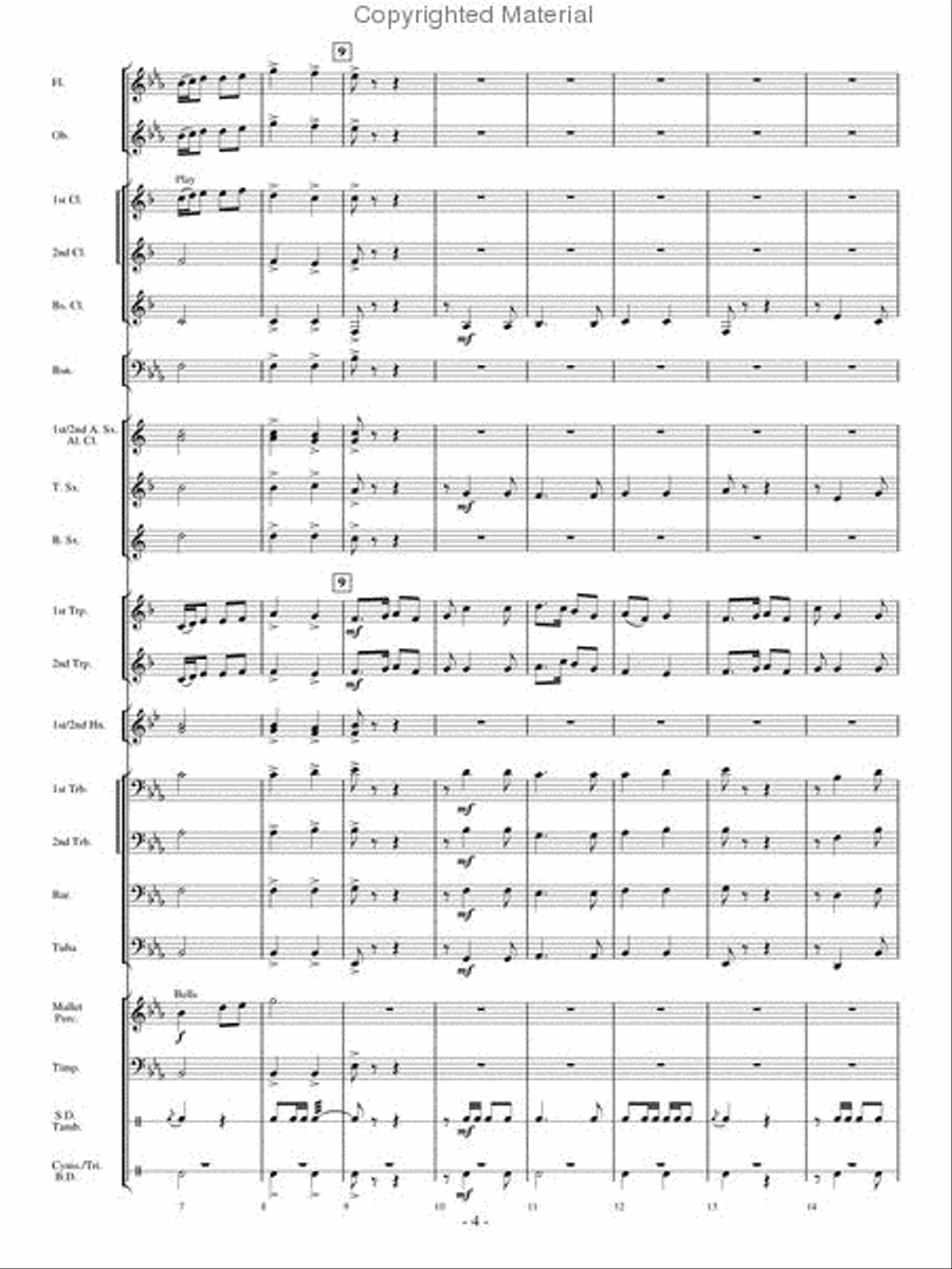 Aspen Overture Concert Band scores gallery preview page 3