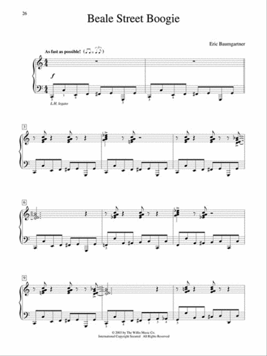 Composer's Choice – Eric Baumgartner Piano scores gallery preview page 6