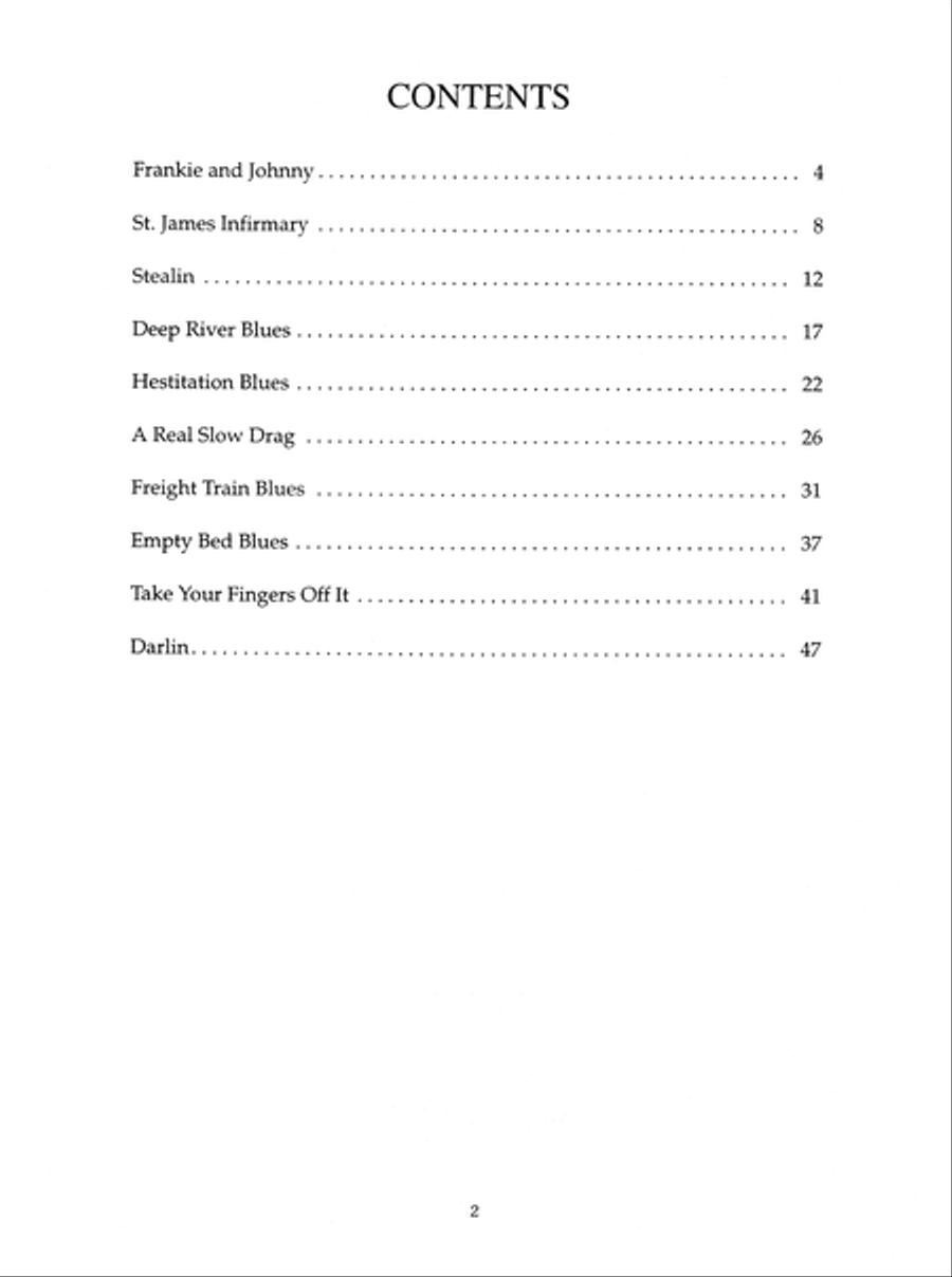 Blues Classics for Acoustic Guitar Acoustic Guitar scores gallery preview page 3