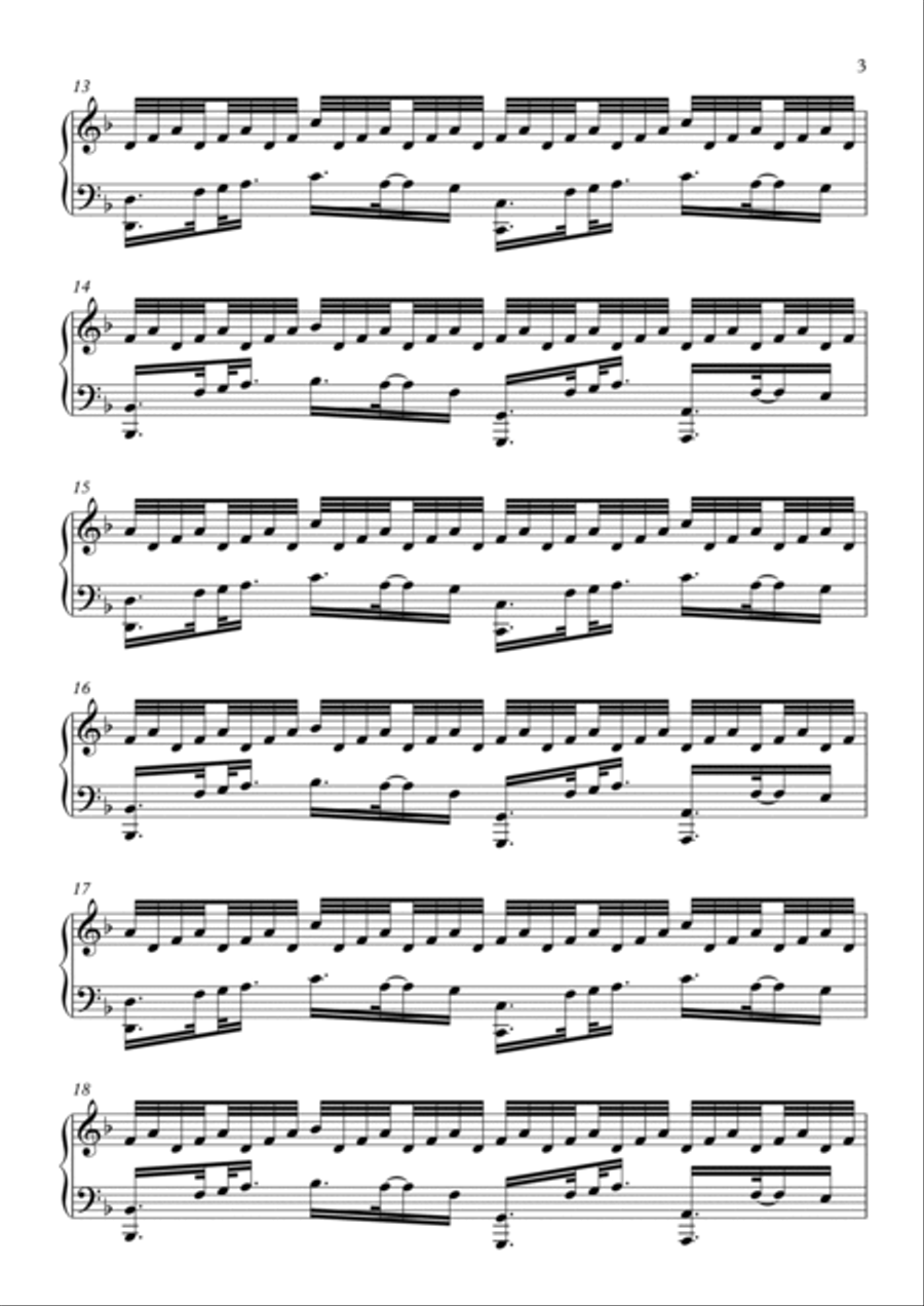April 9 (Train, Roll On) April 9 (Train, Roll On) Piano Solo scores gallery preview page 4