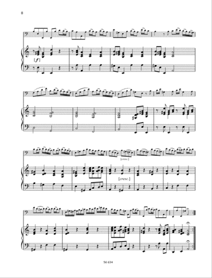 Sonata A minor Sonata A minor Piano Accompaniment scores gallery preview page 5