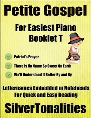 Book cover for Petite Gospel for Easiest Piano Booklet T