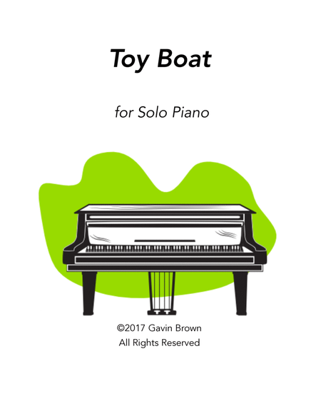 Toy Boat for Intermediate Solo Piano image number null
