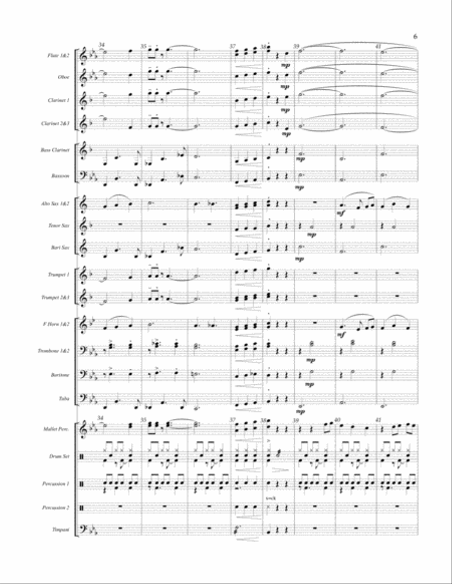 O Christmas Tree - Conductor Score (Full Score) Concert Band scores gallery preview page 6