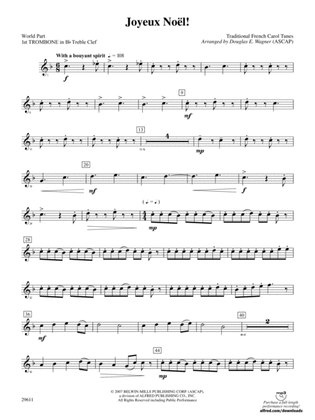 Joyeux Noël!: (wp) 1st B-flat Trombone T.C.