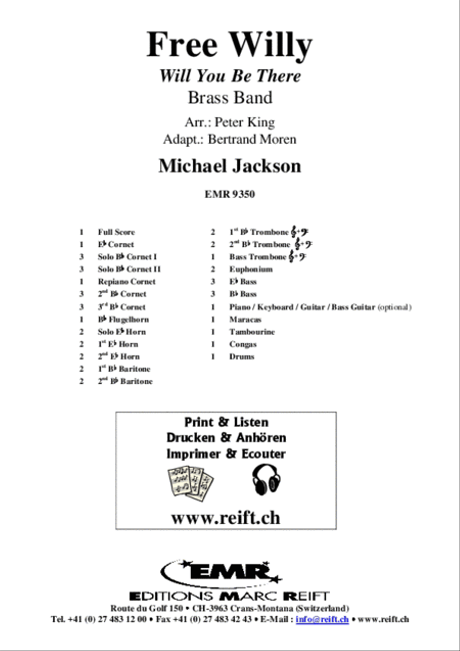 Free Willy Brass Band scores gallery preview page 2