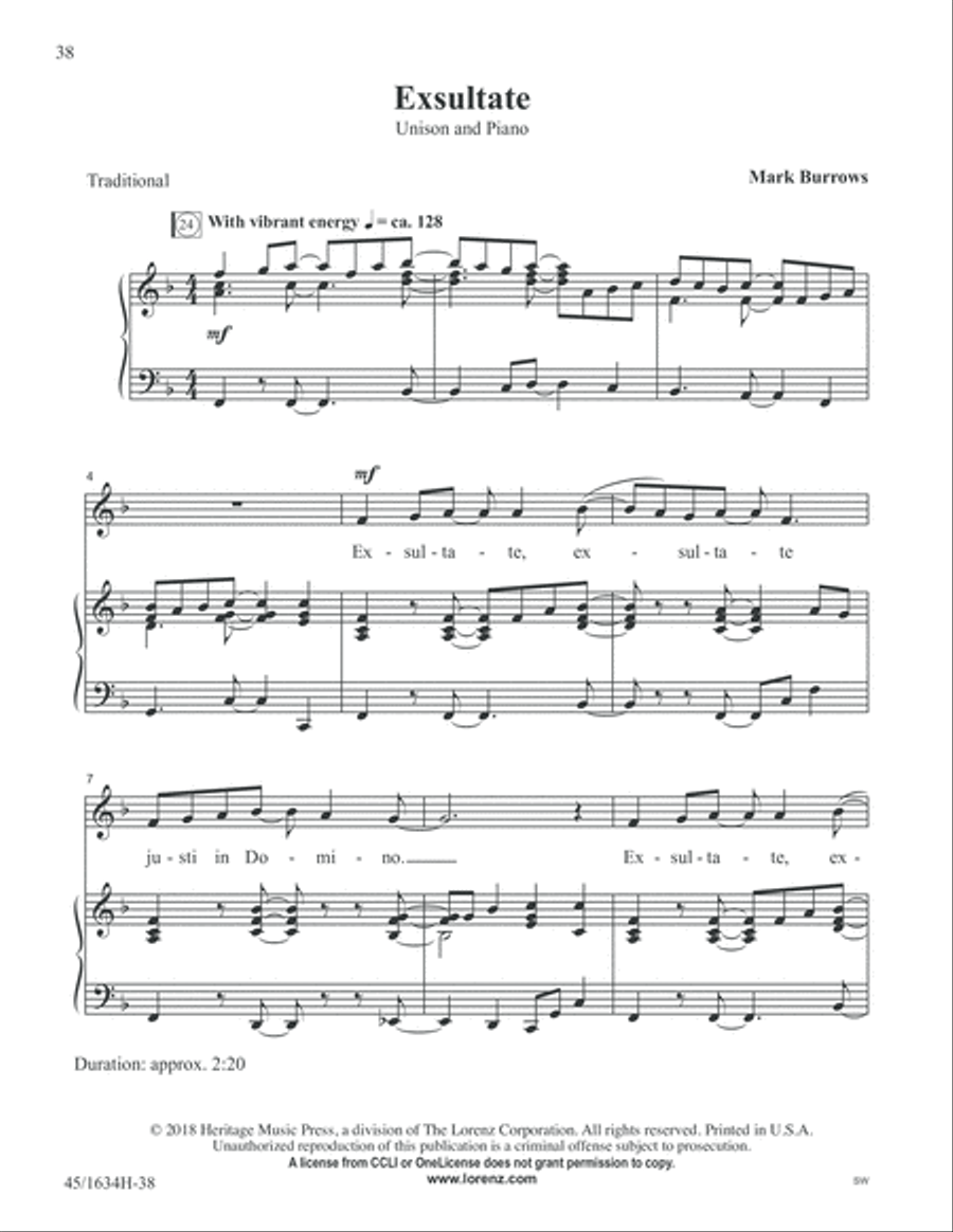 Together Together Unison Choir scores gallery preview page 38