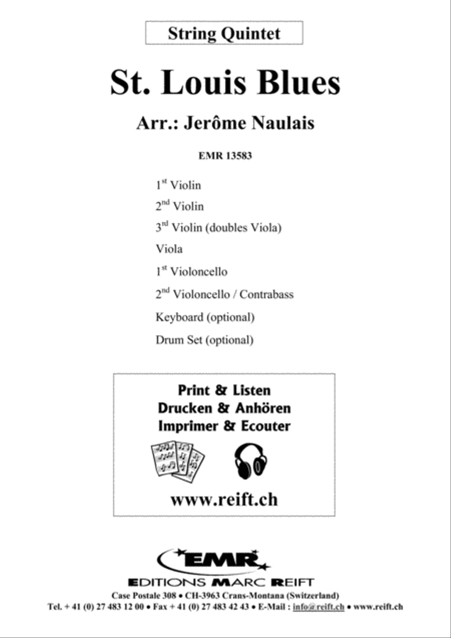 St. Louis Blues String Quintet scores gallery preview page 2