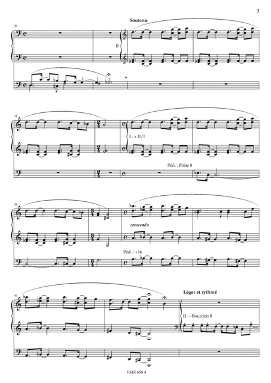 Nocturne pour orgue Organ scores gallery preview page 4