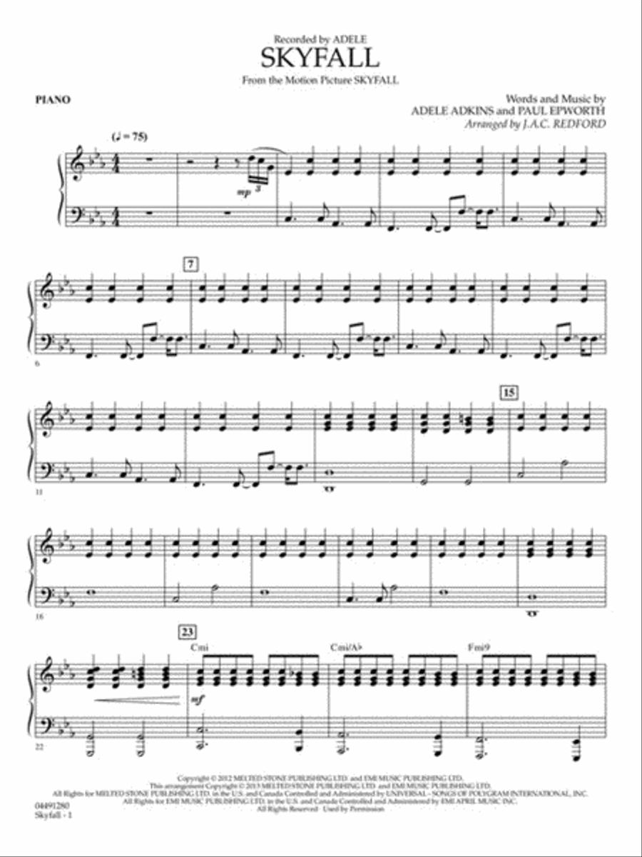 Skyfall Full Orchestra scores gallery preview page 8