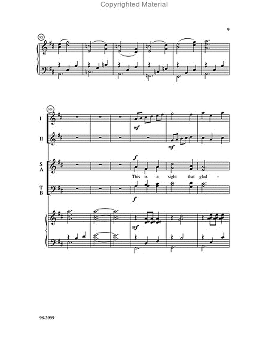 Awake, My Heart, with Gladness (Behnke) - SATB image number null