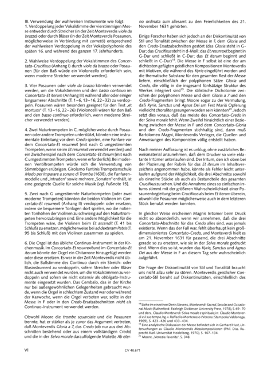 Mass in F major (Missa in F. Selva morale et spirituale) 4-Part scores gallery preview page 7