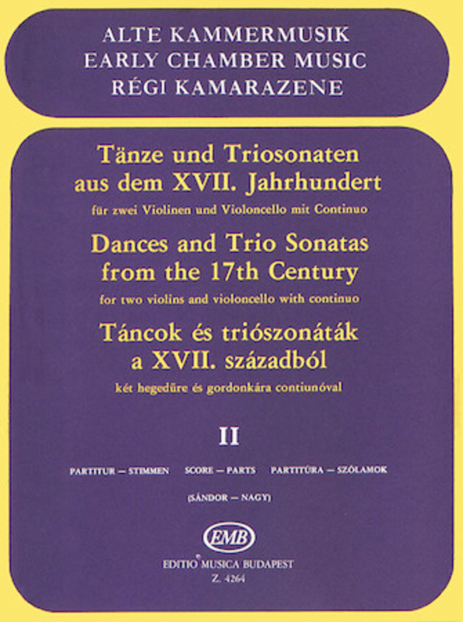 Dances & Trio Sonatas From the 17th Century, Volume 2