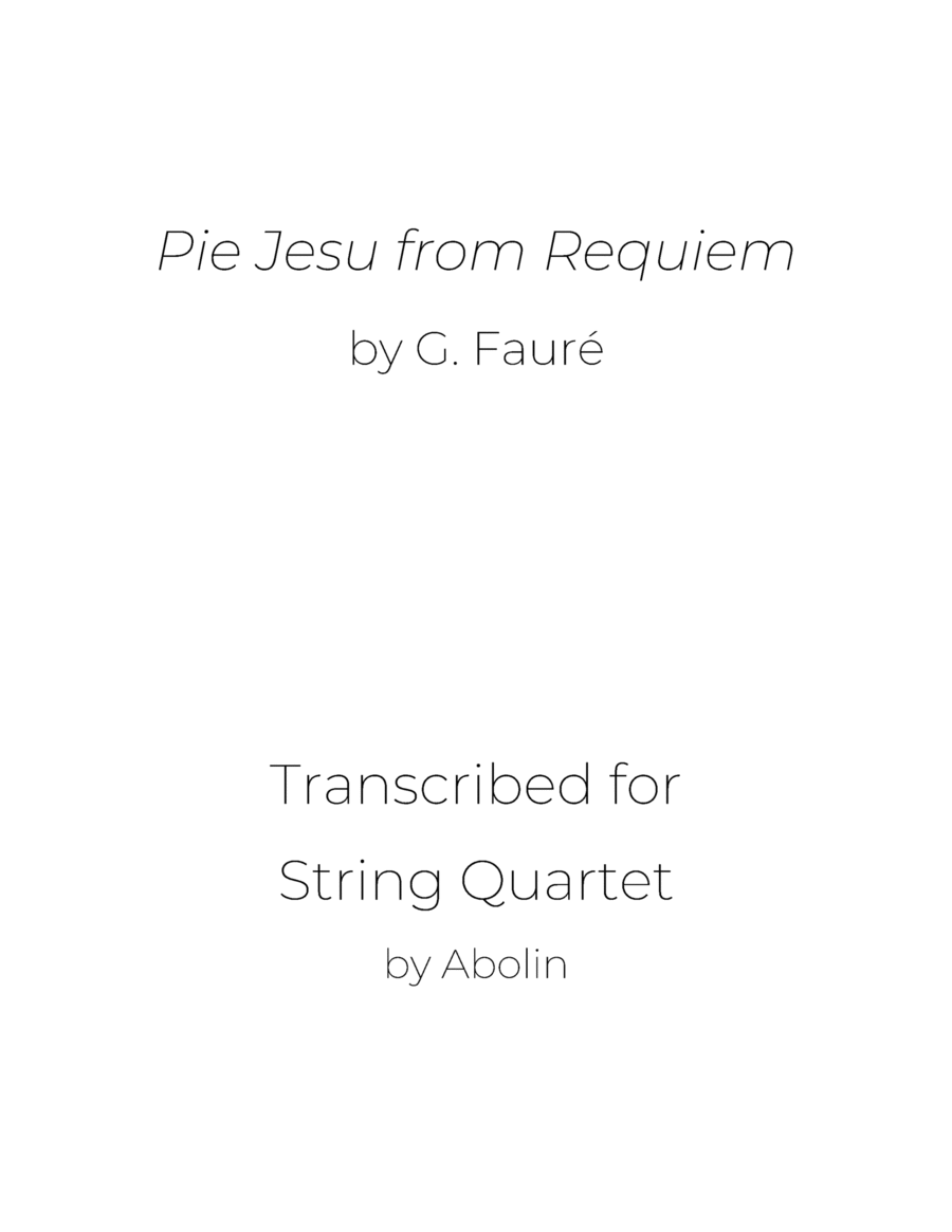 Fauré: 