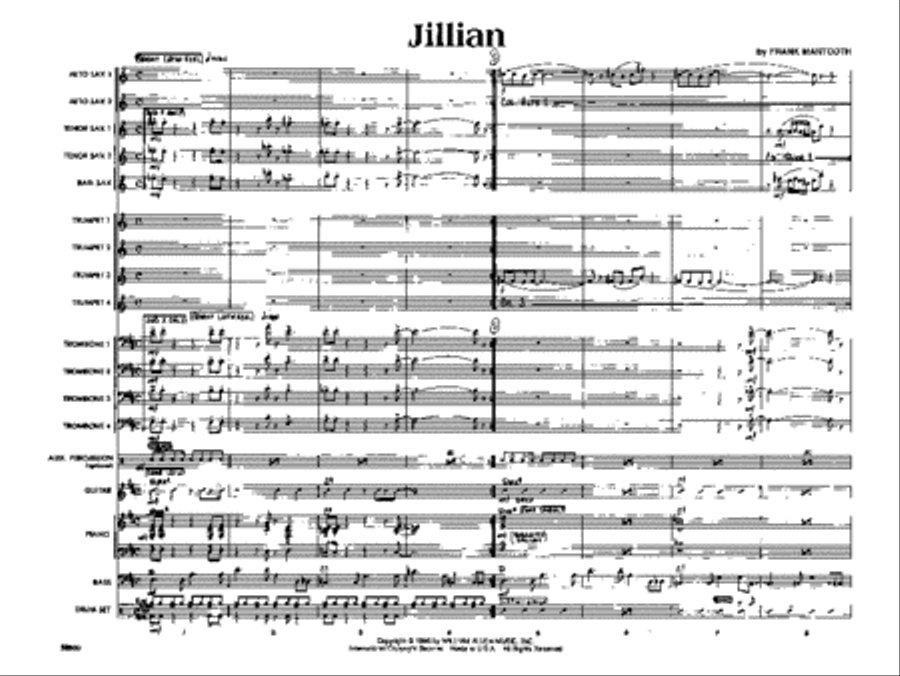 Jillian Jazz Ensemble scores gallery preview page 2