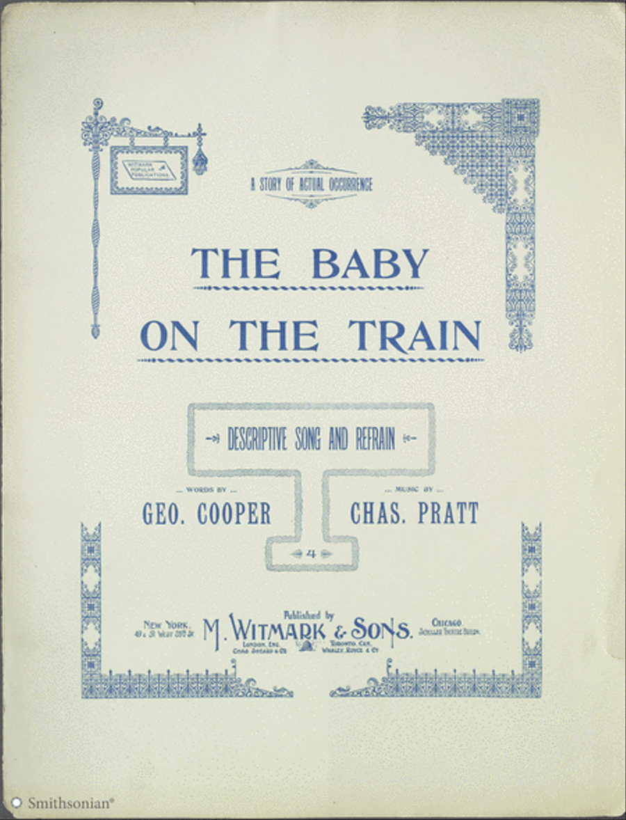The Baby On The Train Piano, Vocal scores gallery preview page 1