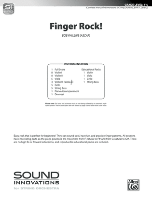 Finger Rock!: Score