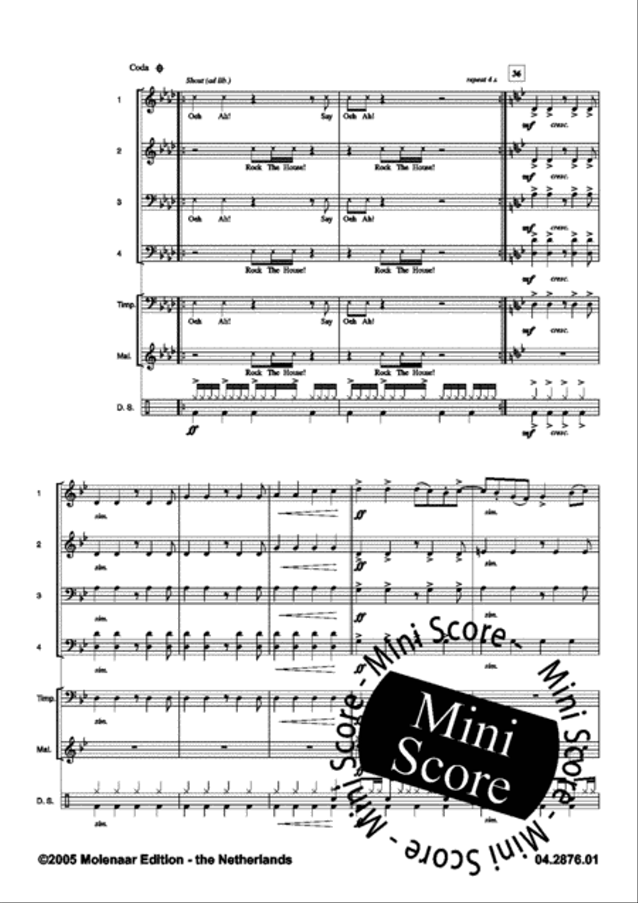 Rock the House Rock the House Brass Band scores gallery preview page 8