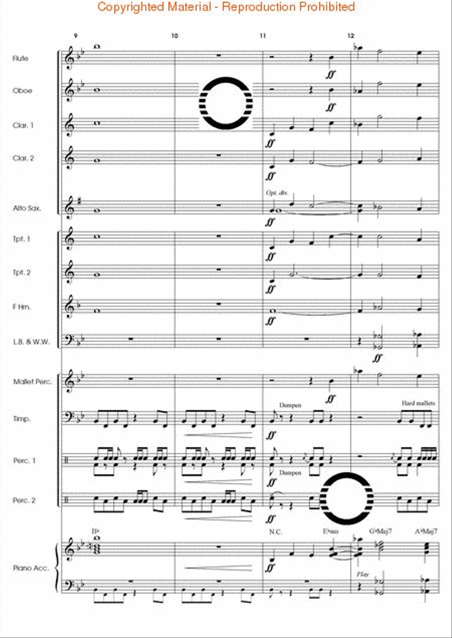 Agon Concert Band scores gallery preview page 4