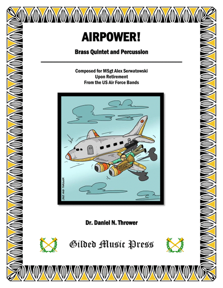 Airpower! (for Brass Quintet & Optional Percussion) image number null
