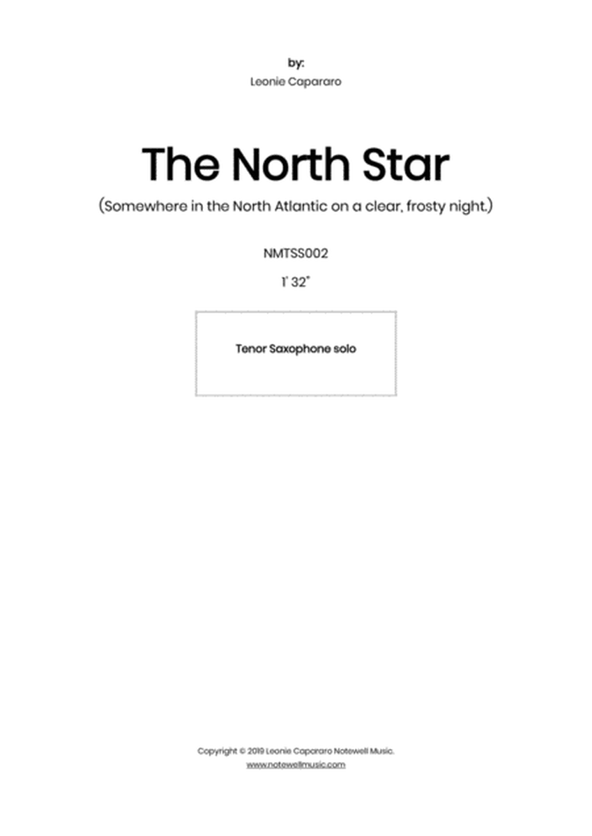 The North Star (Tenor sax. solo, piano acc.) image number null