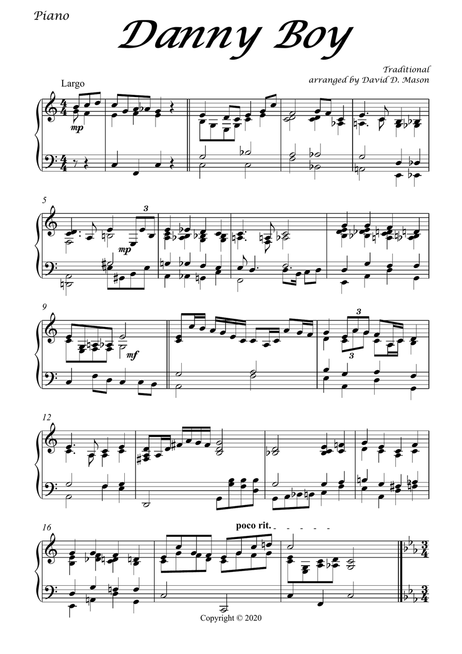 Three Irish Drinking Songs - Bassoon and Piano Bassoon Solo scores gallery preview page 4