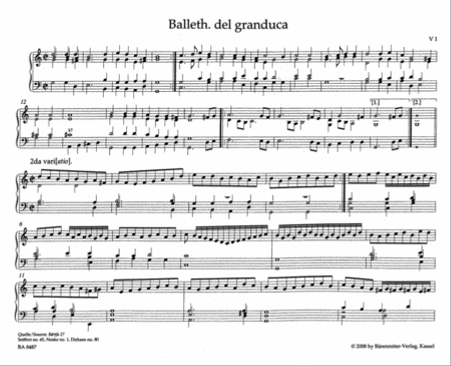 Lied- und Tanzvariationen (Teil 1) Harpsichord scores gallery preview page 2