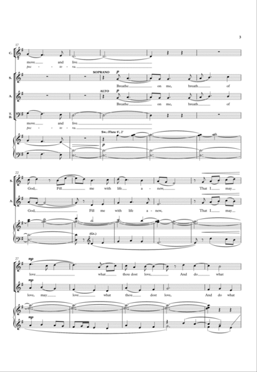 Come, O Creator Spirit 4-Part scores gallery preview page 3