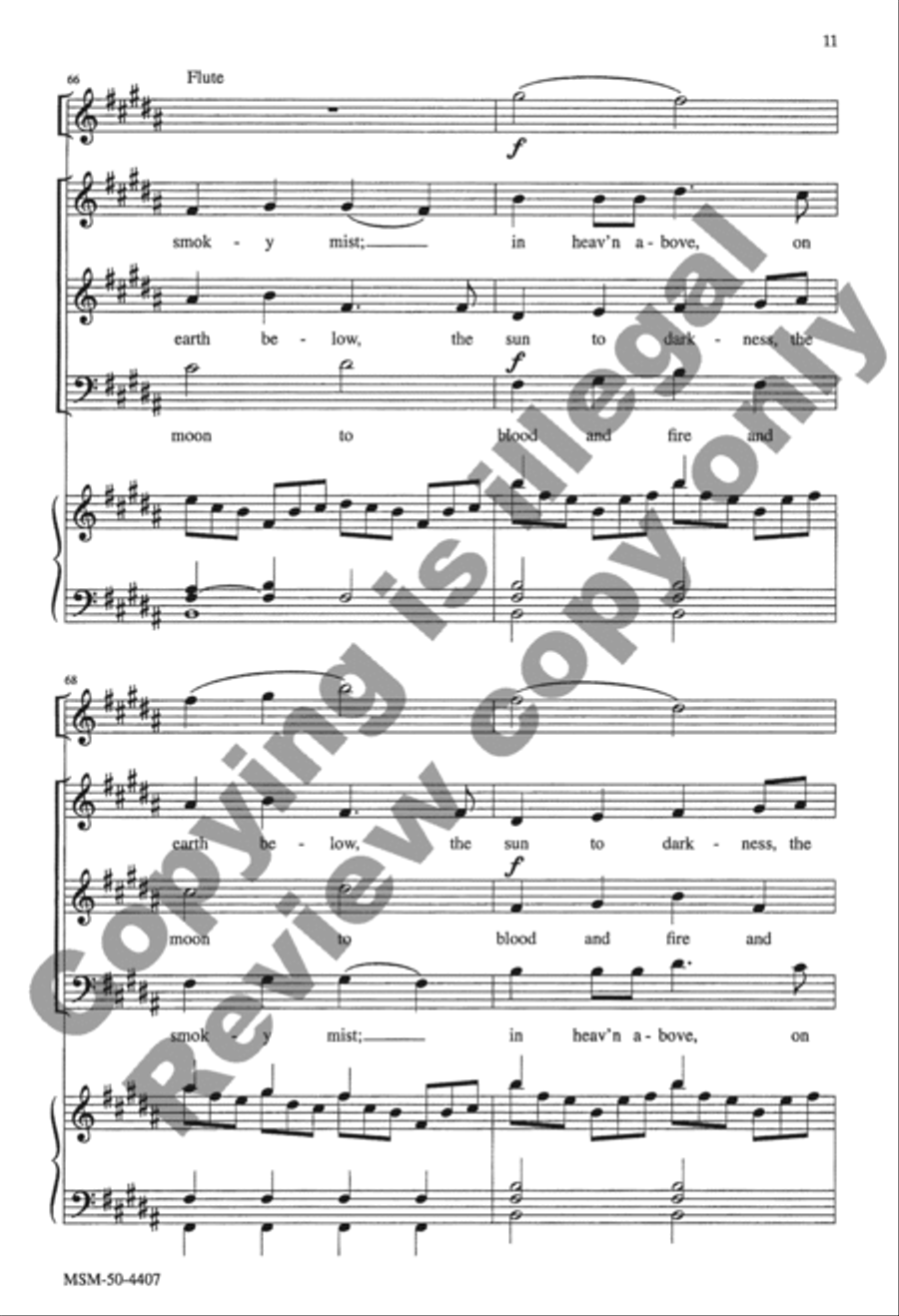 In the Last Days 3-Part scores gallery preview page 26