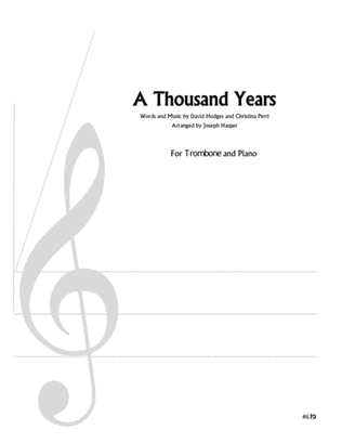 Book cover for A Thousand Years