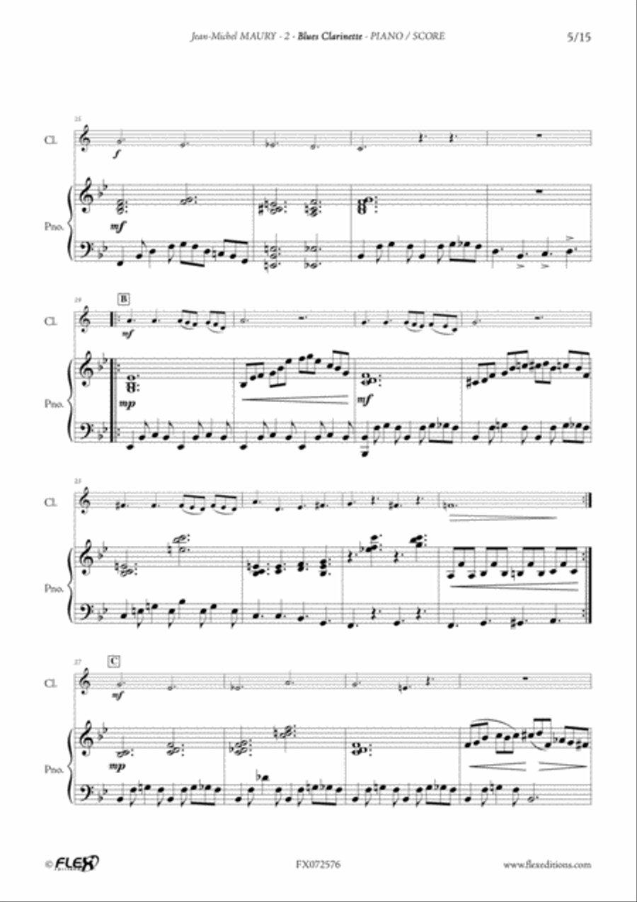 Histoires Clarinette B-Flat Clarinet scores gallery preview page 5