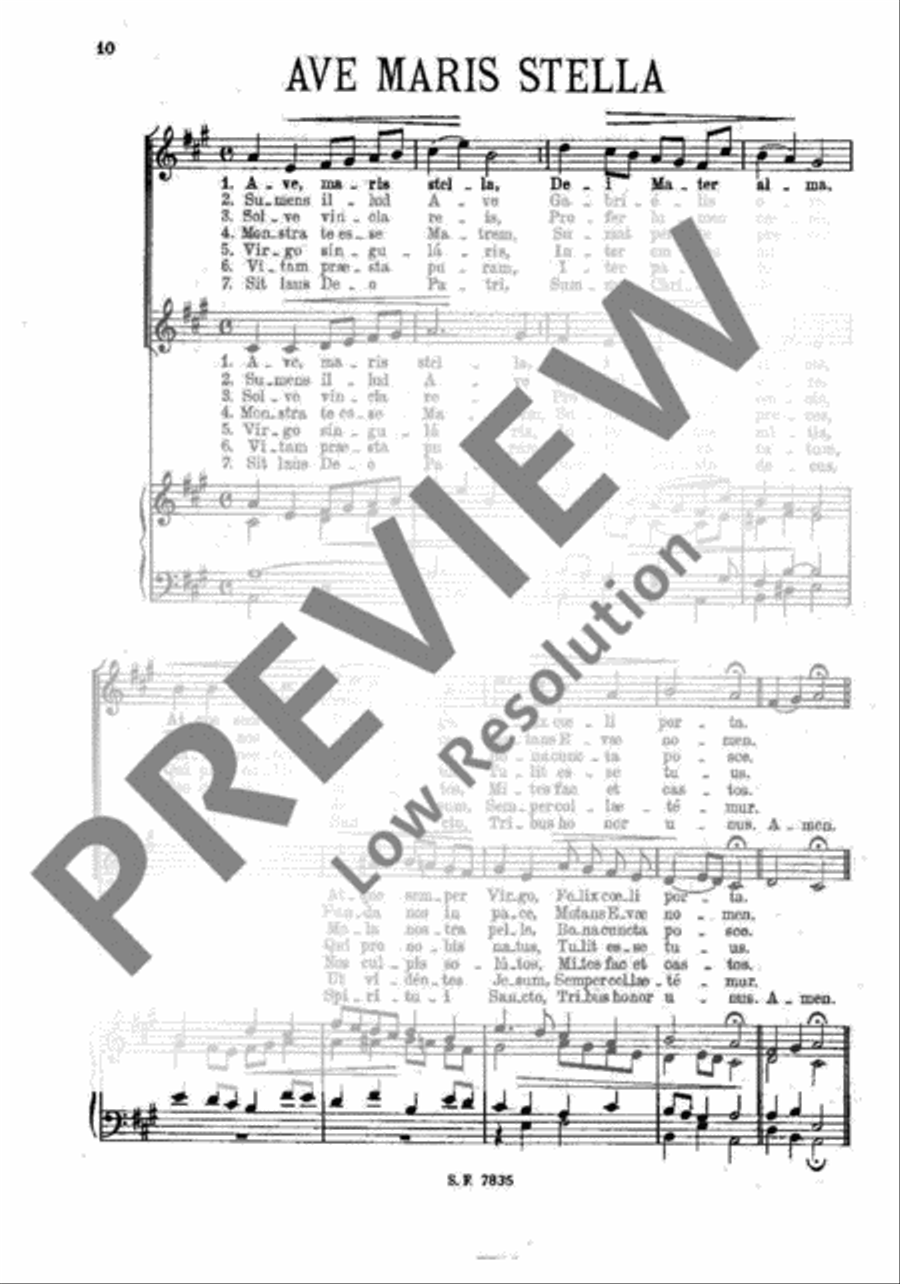 6 Cantica sacra Organ Accompaniment scores gallery preview page 11