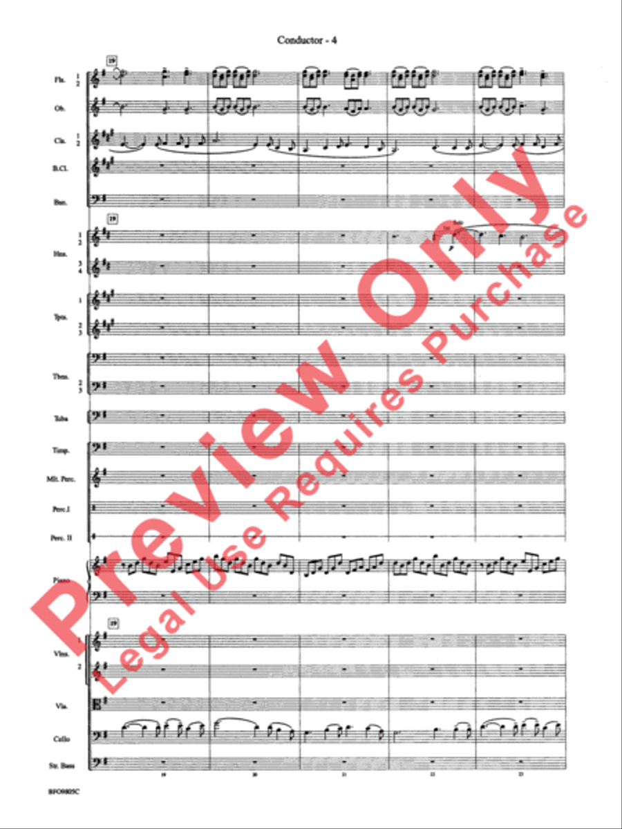 O Holy Night Full Orchestra scores gallery preview page 7