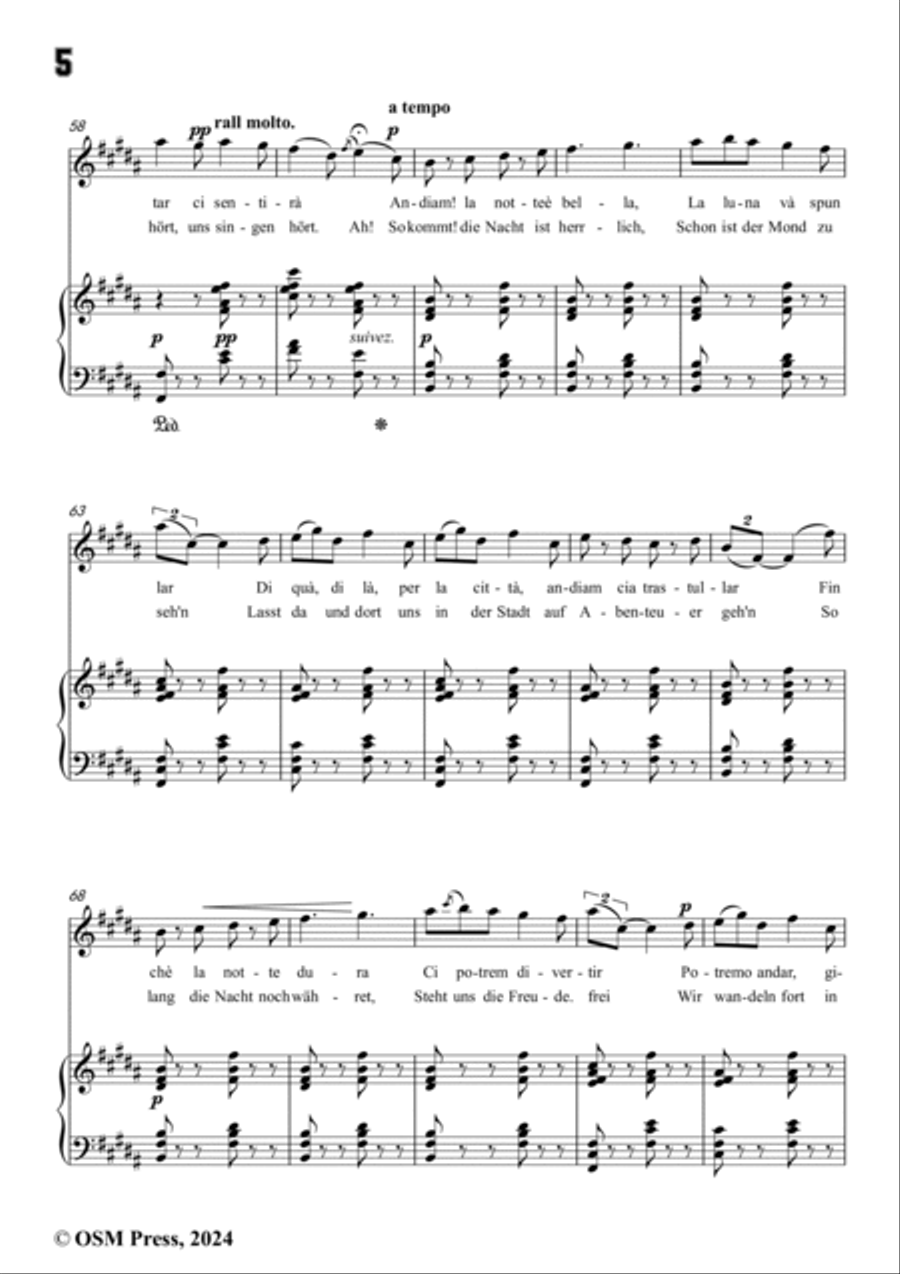 Paladilhe-Mandolinata( Souvenir de Rome),in B Major Voice scores gallery preview page 6