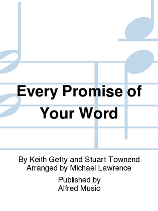 Book cover for Every Promise of Your Word