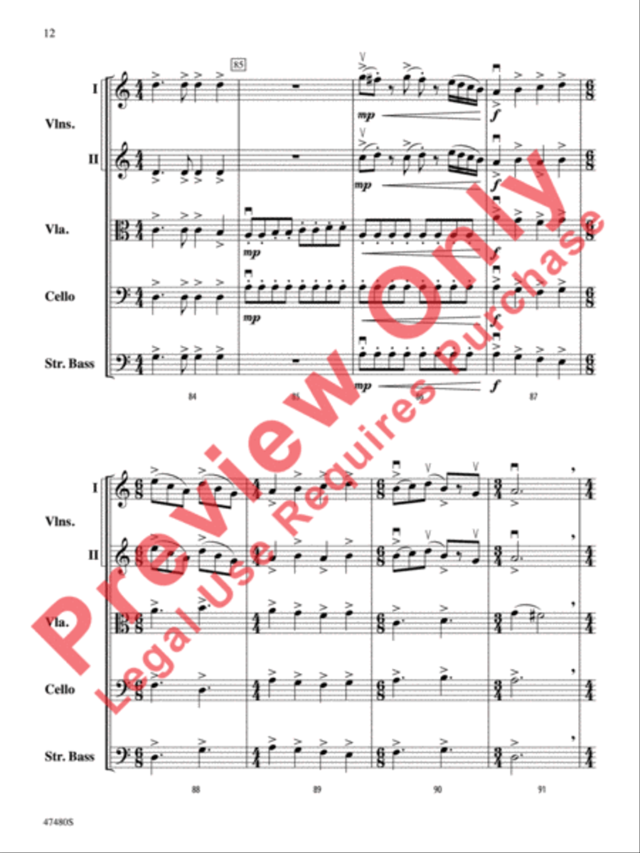 Primal Strings String Orchestra scores gallery preview page 13
