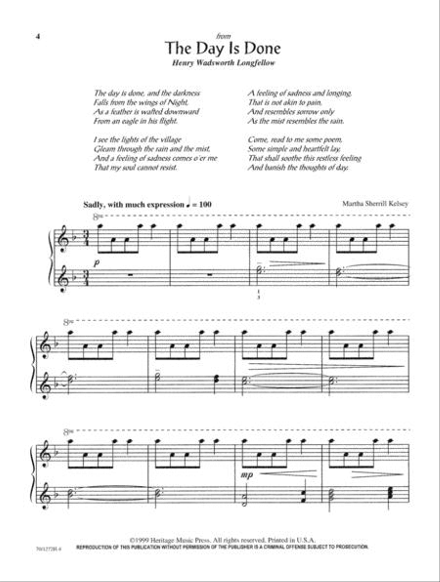 Poetry at the Piano - Book 4, Intermediate Piano Solo scores gallery preview page 4
