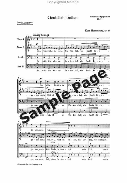 Hessenberg K Lieder Und Epigramme 1