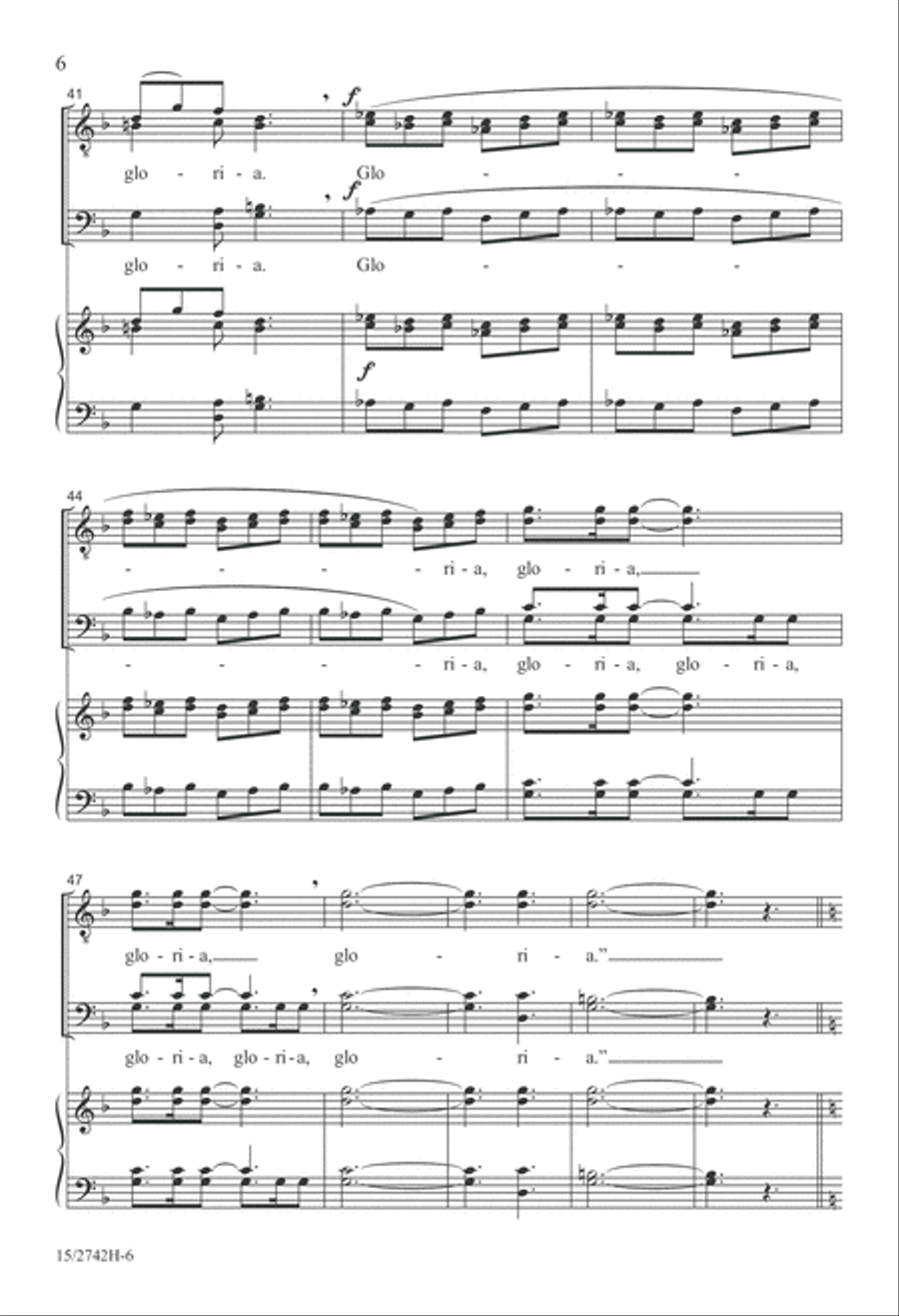 And the Angels Sang TTBB scores gallery preview page 7