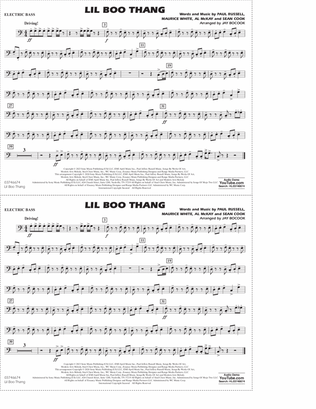 Lil Boo Thang (arr. Jay Bocook) - Electric Bass