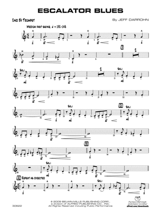 Escalator Blues: 2nd B-flat Trumpet