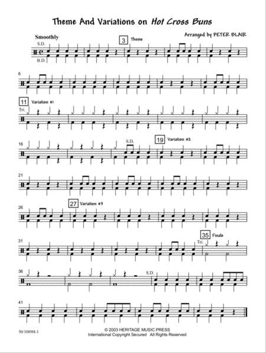 JumpStart First Concert Percussion 1 Concert Band scores gallery preview page 2