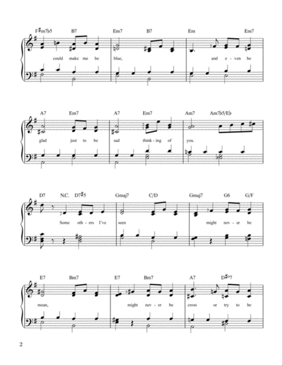 It Had to Be You Easy Piano scores gallery preview page 2