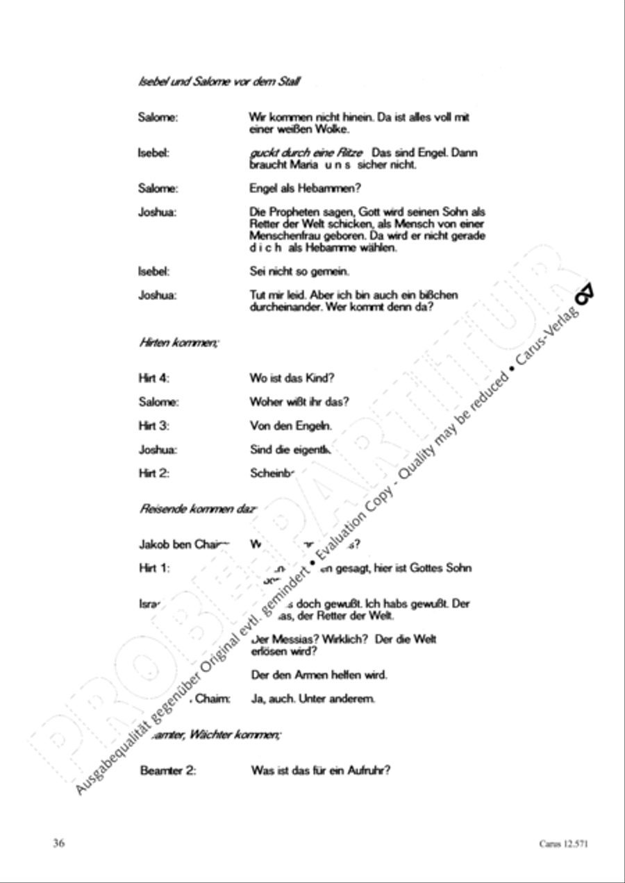 O je, Bethlehem O je, Bethlehem Unison Choir scores gallery preview page 37