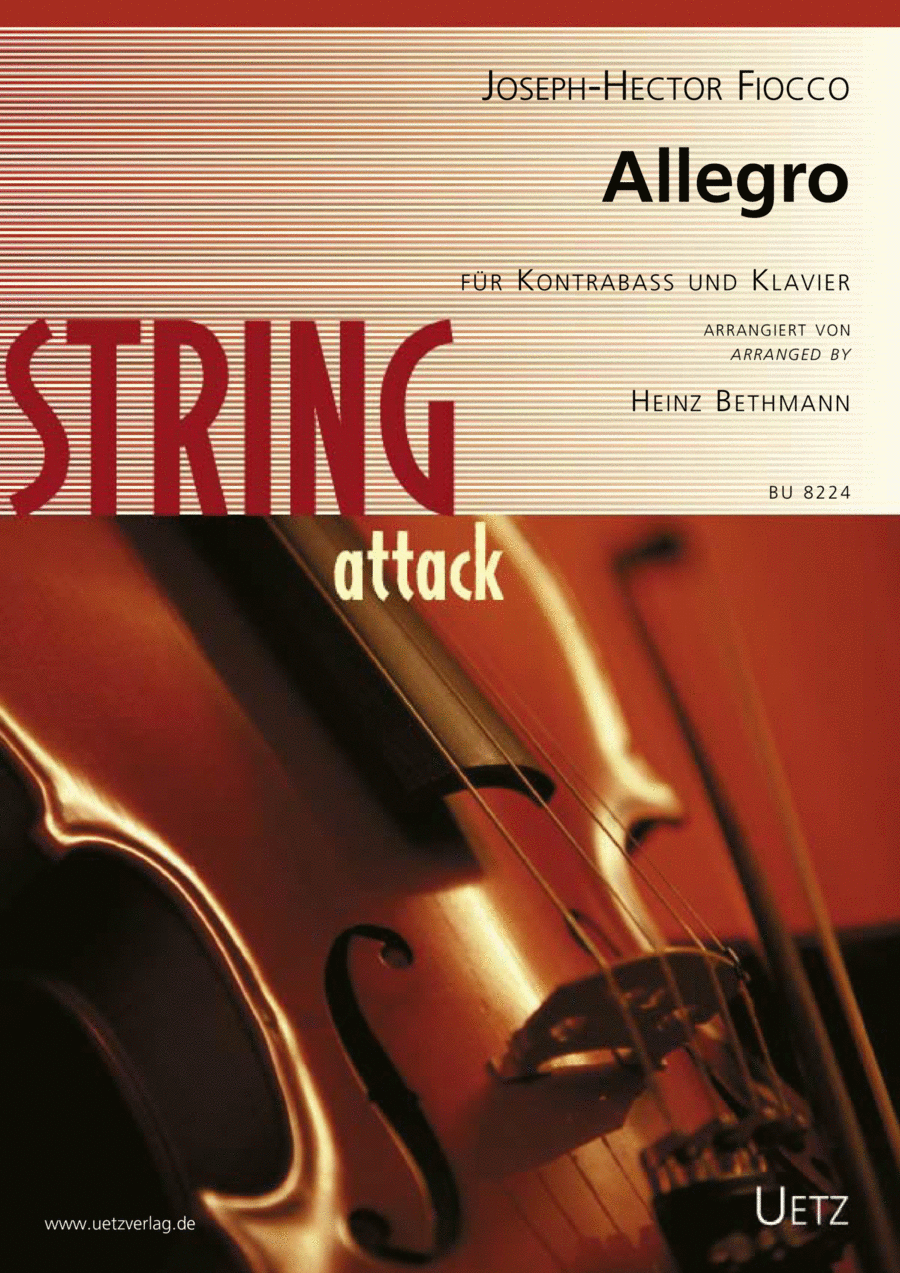 Allegro Double Bass scores gallery preview page 1