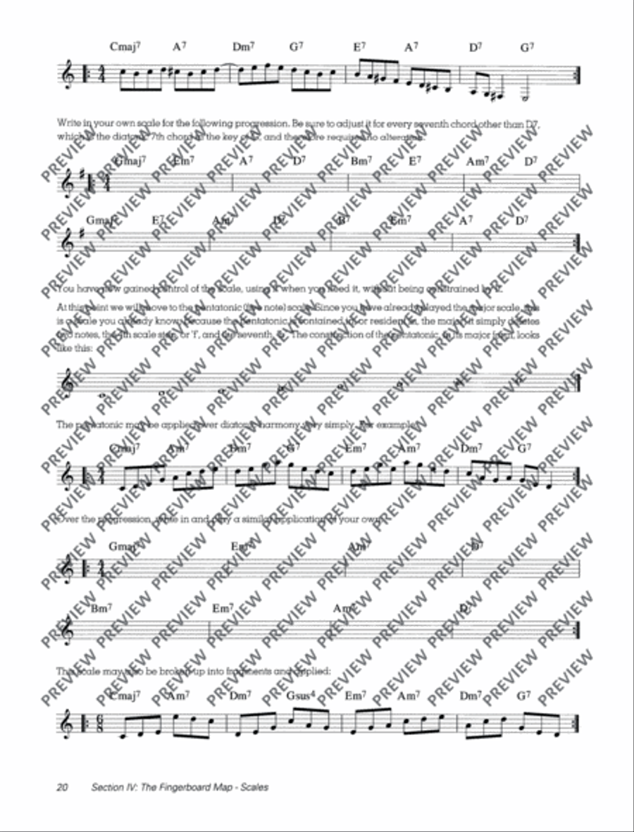 Guitar Compendium Guitar scores gallery preview page 21