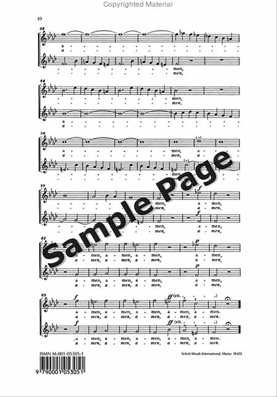 Stabat Mater Choir scores gallery preview page 13
